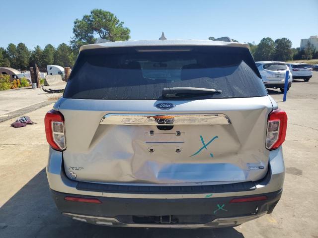 1FMSK8DHXLGC87257 - 2020 FORD EXPLORER XLT ვერცხლისფერი ფოტო 6