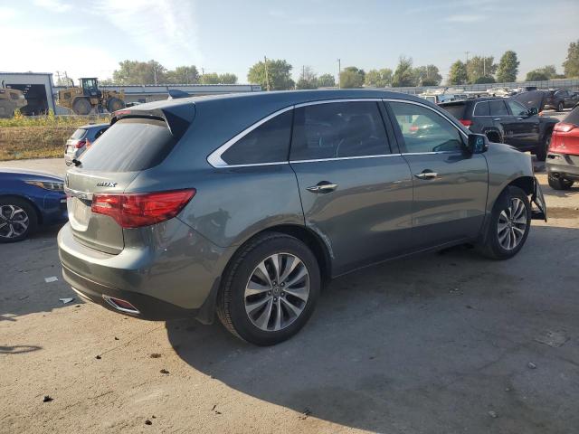 5FRYD3H45EB006397 - 2014 ACURA MDX TECHNOLOGY ნაცრისფერი ფოტო 3