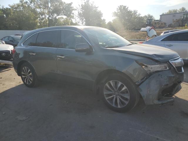 5FRYD3H45EB006397 - 2014 ACURA MDX TECHNOLOGY ნაცრისფერი ფოტო 4