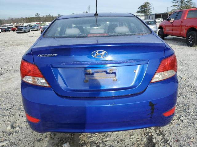 KMHCT4AE0CU038889 - 2012 HYUNDAI ACCENT GLS BLUE photo 6