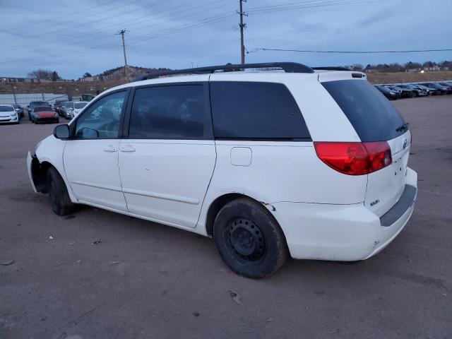 5TDZK23C48S139396 - 2008 TOYOTA SIENNA CE WHITE photo 2