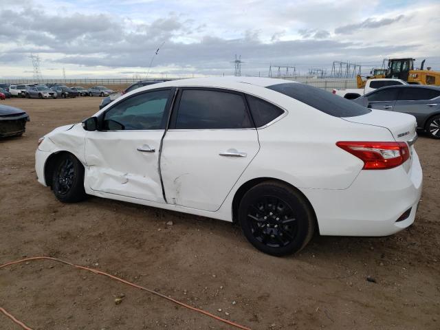 3N1AB7AP3HY387179 - 2017 NISSAN SENTRA S WHITE photo 2