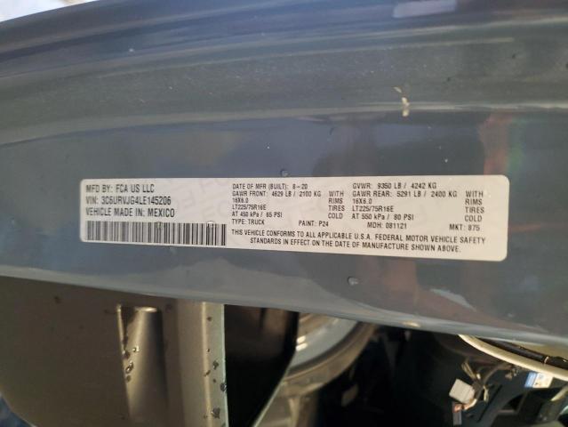 3C6URVJG4LE145206 - 2020 RAM PROMASTER 3500 HIGH Сұр фото 14