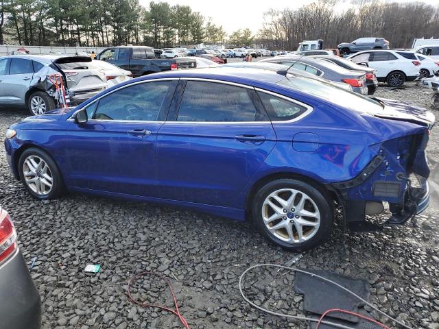 3FA6P0HD3FR172521 - 2015 FORD FUSION SE BLUE photo 2