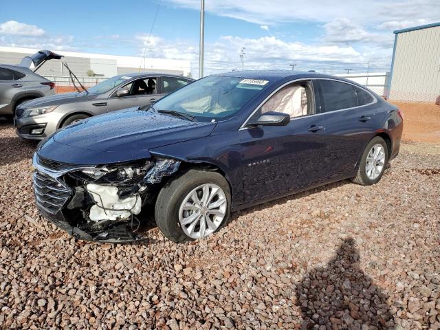 1G1ZD5ST2NF181387 - 2022 CHEVROLET MALIBU LT BLUE photo 1