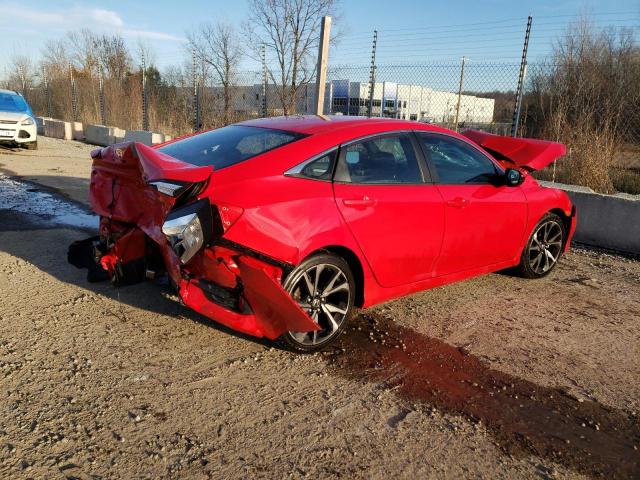 2HGFC2F87LH502516 - 2020 HONDA CIVIC SPORT 红色 照片 3