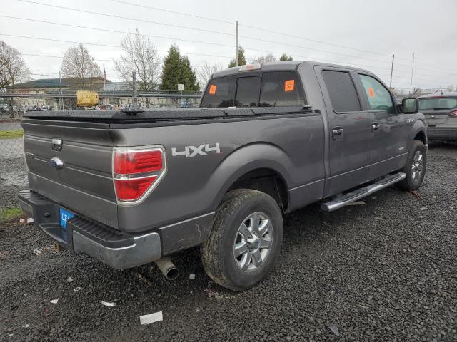1FTFW1ET0DKD96829 - 2013 FORD F150 SUPERCREW GRAY photo 3
