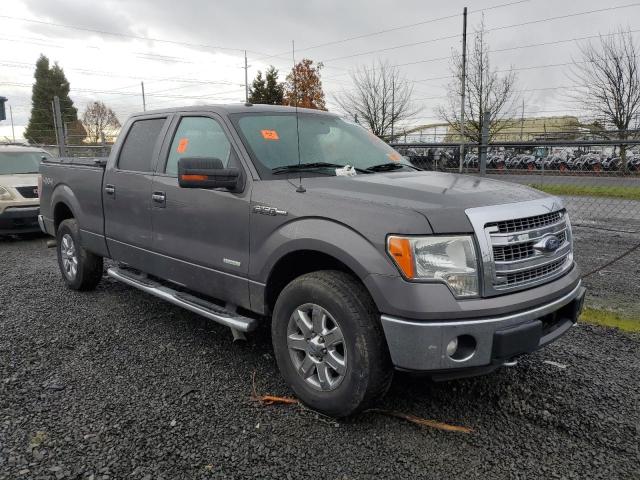 1FTFW1ET0DKD96829 - 2013 FORD F150 SUPERCREW GRAY photo 4