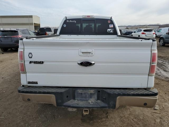 1FTFX1ET8BFA85734 - 2011 FORD F150 SUPER CAB WHITE photo 6