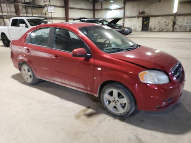 KL1TG56697B133587 - 2007 CHEVROLET AVEO LT RED photo 4