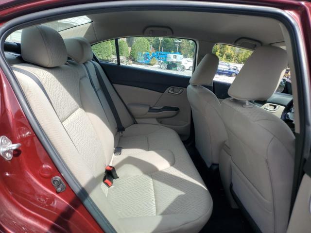 2HGFB2F55FH528867 - 2015 HONDA CIVIC LX BURGUNDY photo 10