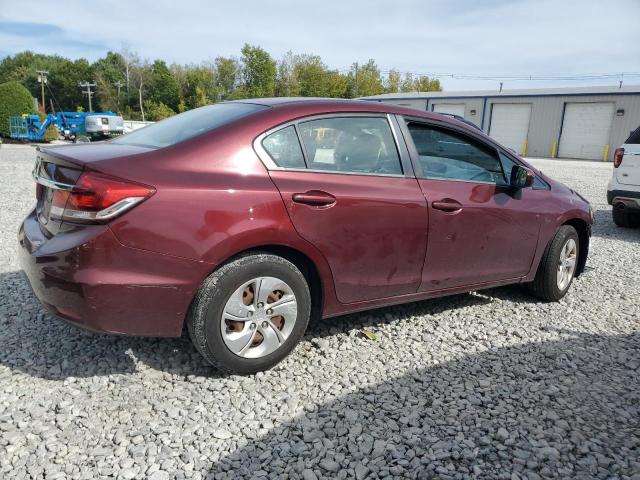 2HGFB2F55FH528867 - 2015 HONDA CIVIC LX BURGUNDY photo 3