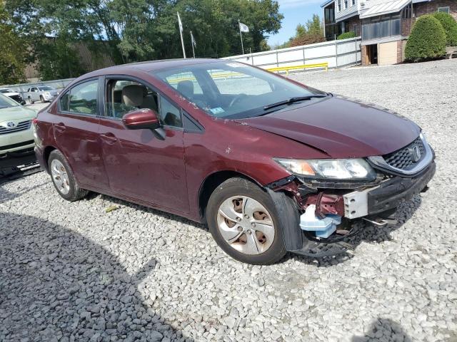 2HGFB2F55FH528867 - 2015 HONDA CIVIC LX BURGUNDY photo 4