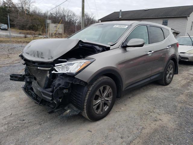 5XYZT3LB4EG172059 - 2014 HYUNDAI SANTA FE S TAN photo 1