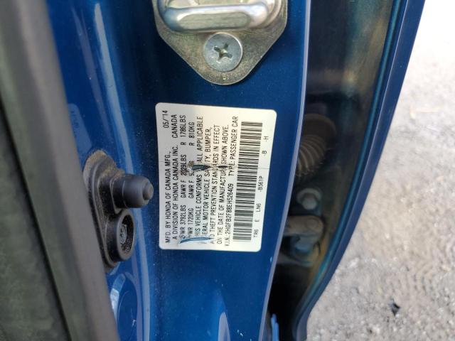 2HGFB2F88EH526409 - 2014 HONDA CIVIC EX BLUE photo 12