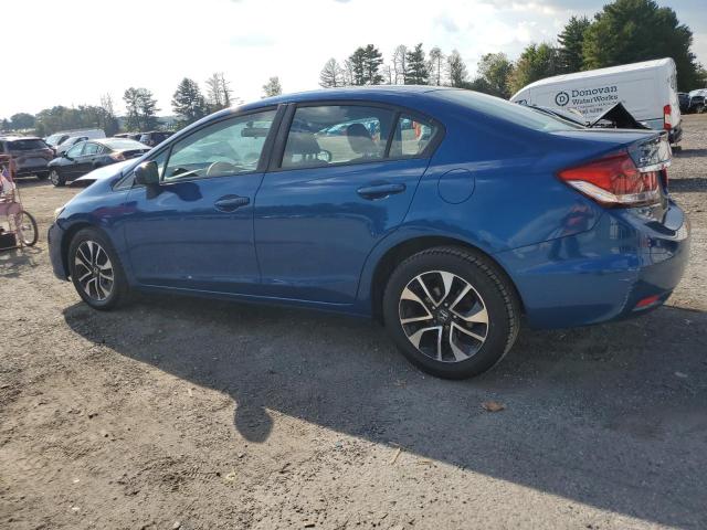 2HGFB2F88EH526409 - 2014 HONDA CIVIC EX BLUE photo 2