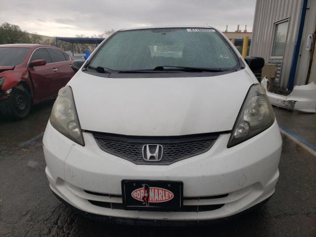 JHMGE8H26AC029506 - 2010 HONDA FIT WHITE photo 5