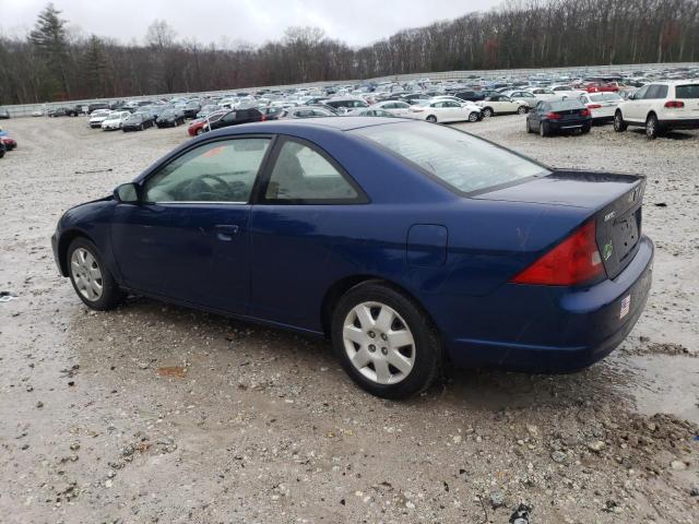 1HGEM22982L047653 - 2002 HONDA CIVIC EX BLUE photo 2