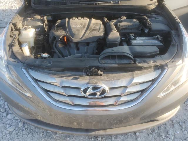 5NPEC4AC3DH612831 - 2013 HYUNDAI SONATA SE GRAY photo 11