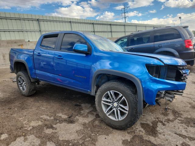 1GCGSBEA1M1119908 - 2021 CHEVROLET COLORADO Көк фото 4