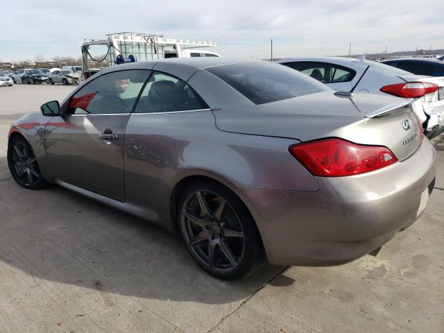 JNKCV66E59M721696 - 2009 INFINITI G37 BASE GRAY photo 2