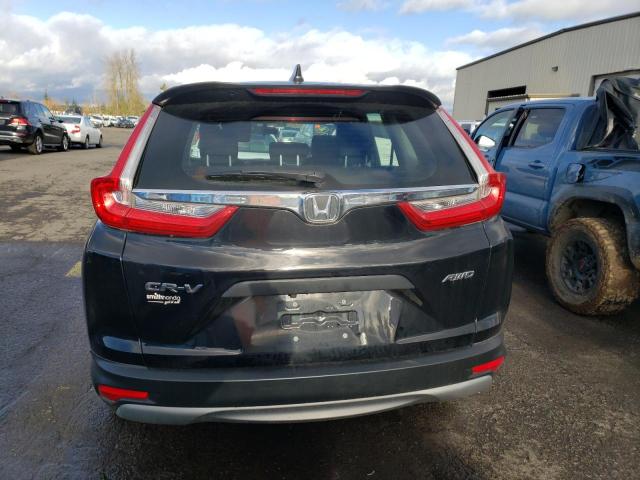 5J6RW6H39KL000761 - 2019 HONDA CR-V LX BLACK photo 6