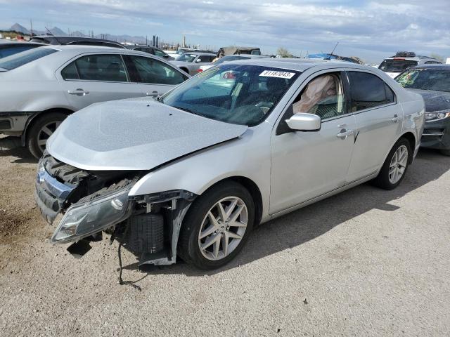 3FAHP0JA7CR110673 - 2012 FORD FUSION SEL SILVER photo 1