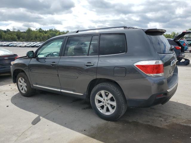 5TDBK3EH8DS214160 - 2013 TOYOTA HIGHLANDER BASE Gris foto 2
