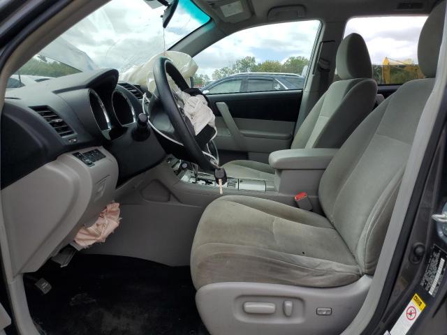 5TDBK3EH8DS214160 - 2013 TOYOTA HIGHLANDER BASE Gris foto 7