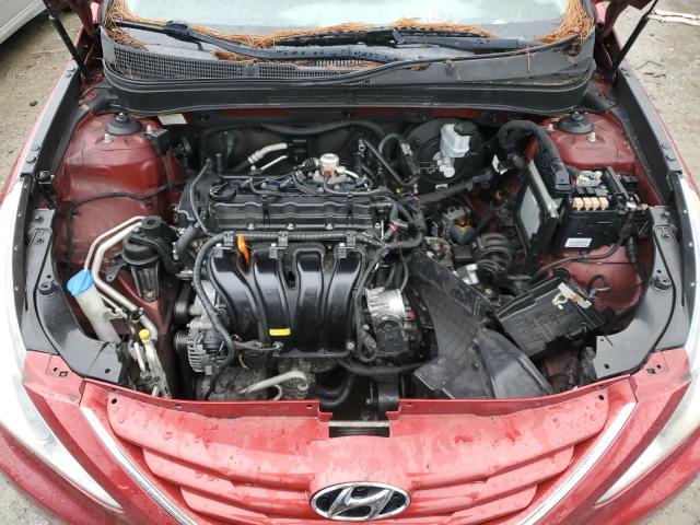 5NPEB4AC5BH055548 - 2011 HYUNDAI SONATA GLS RED photo 11