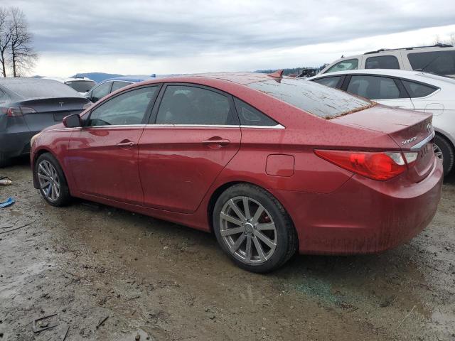 5NPEB4AC5BH055548 - 2011 HYUNDAI SONATA GLS RED photo 2