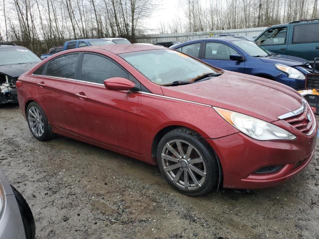 5NPEB4AC5BH055548 - 2011 HYUNDAI SONATA GLS RED photo 4