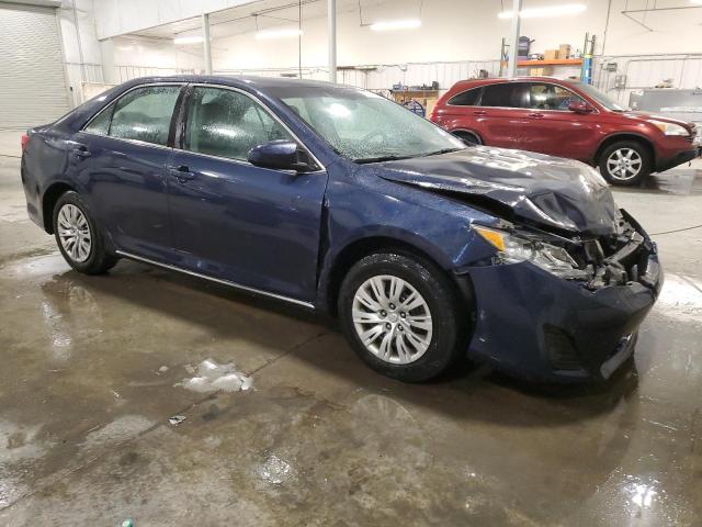 4T4BF1FK4ER437149 - 2014 TOYOTA CAMRY L BLUE photo 4