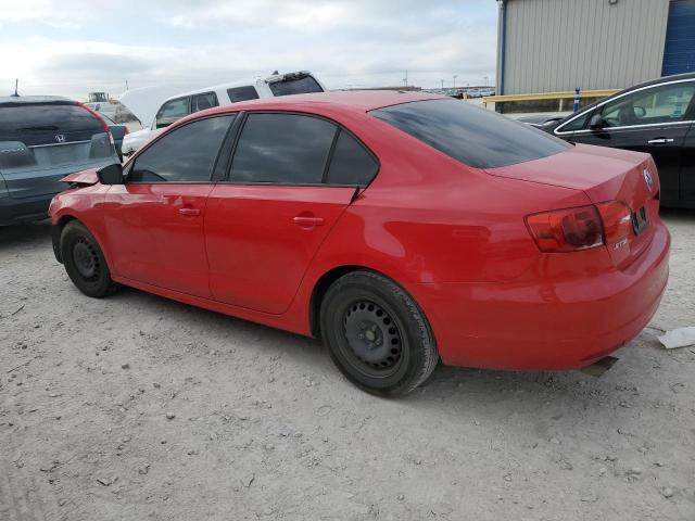 3VW2K7AJ6EM436615 - 2014 VOLKSWAGEN JETTA BASE RED photo 2