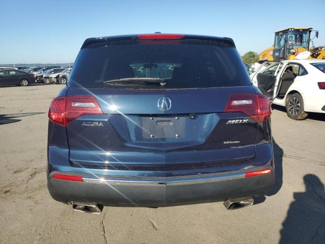2HNYD2H40AH516666 - 2010 ACURA MDX TECHNOLOGY Կապույտ լուսանկար 6