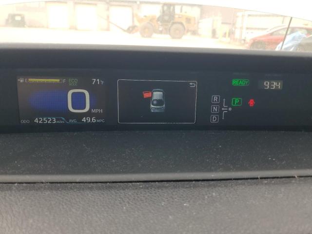 JTDKARFU8J3055784 - 2018 TOYOTA PRIUS თეთრი ფოტო 9