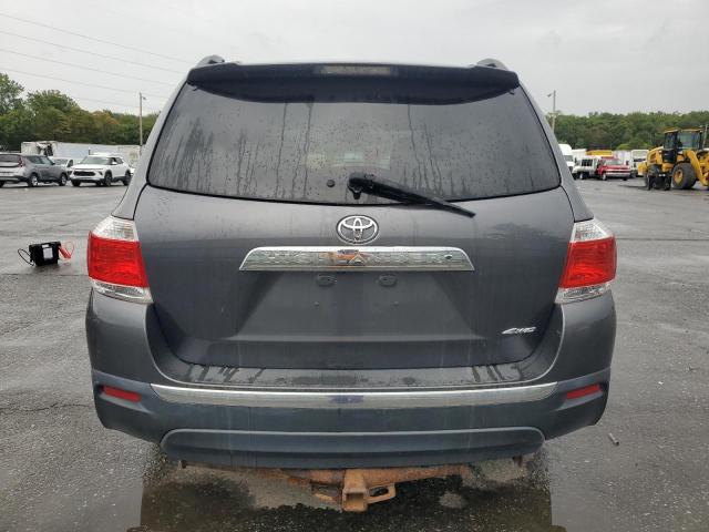 5TDBK3EH0CS154468 - 2012 TOYOTA HIGHLANDER BASE GRAY photo 6