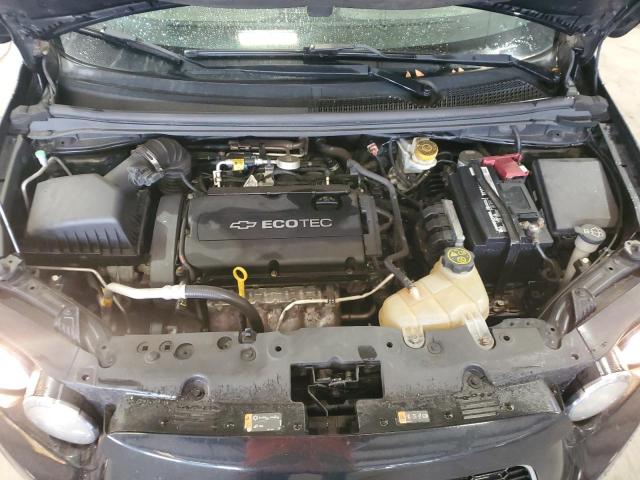 1G1JC6SHXE4232504 - 2014 CHEVROLET SONIC LT შავი ფოტო 11