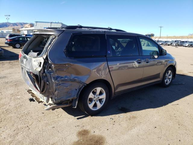 5TDKK3DC8DS339617 - 2013 TOYOTA SIENNA LE GRAY photo 3