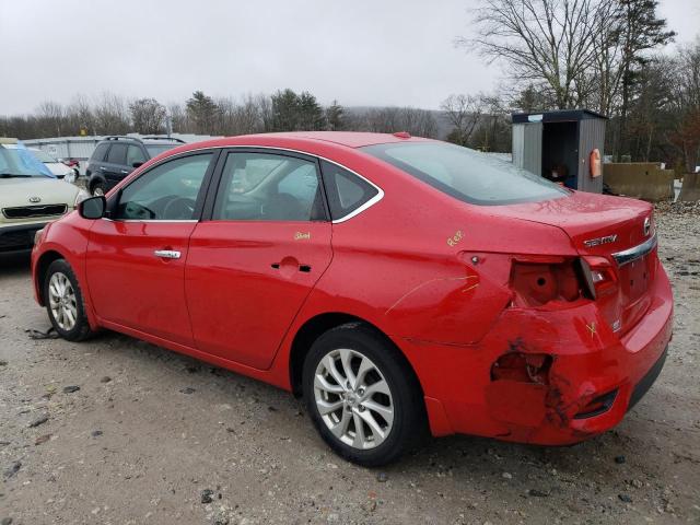 3N1AB7AP1HY368579 - 2017 NISSAN SENTRA S RED photo 2