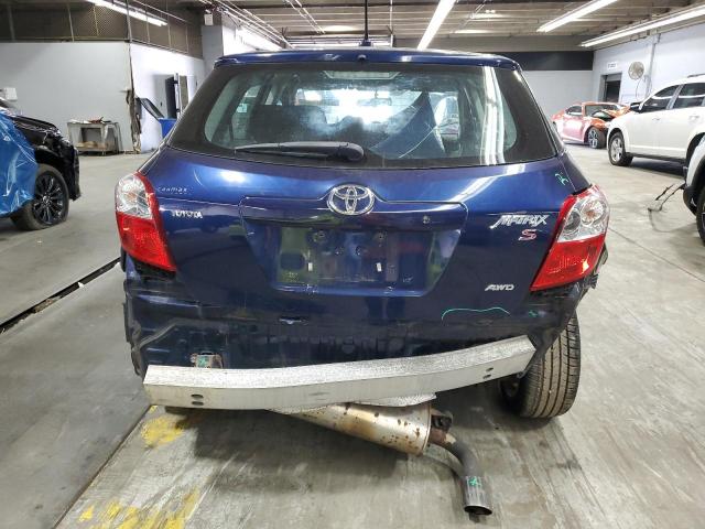 2T1LE40E29C009822 - 2009 TOYOTA COROLLA MA S BLUE photo 6