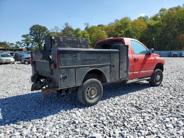 3D7KU26D93G731468 - 2003 DODGE RAM 2500 ST Czerwony zdjęcie 3