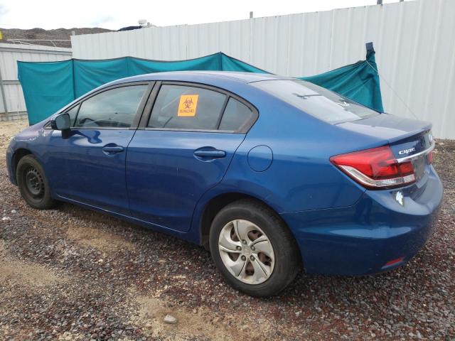 19XFB2F5XEE057422 - 2014 HONDA CIVIC LX BLUE photo 2