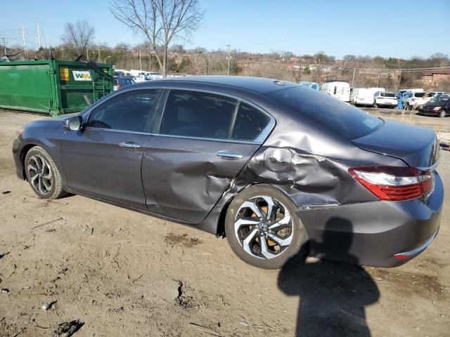 1HGCR2F70HA263552 - 2017 HONDA ACCORD EX GRAY photo 2