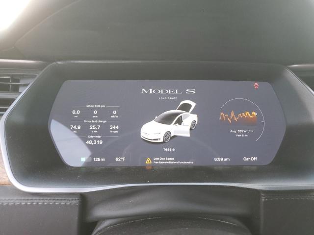 5YJSA1E21LF360583 - 2020 TESLA MODEL S Ağ foto 9
