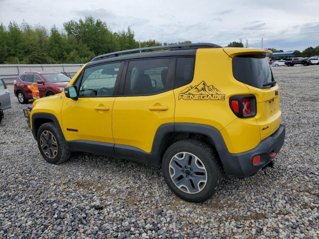 ZACCJBCT7FPB98560 - 2015 JEEP RENEGADE TRAILHAWK Jaune photo 2