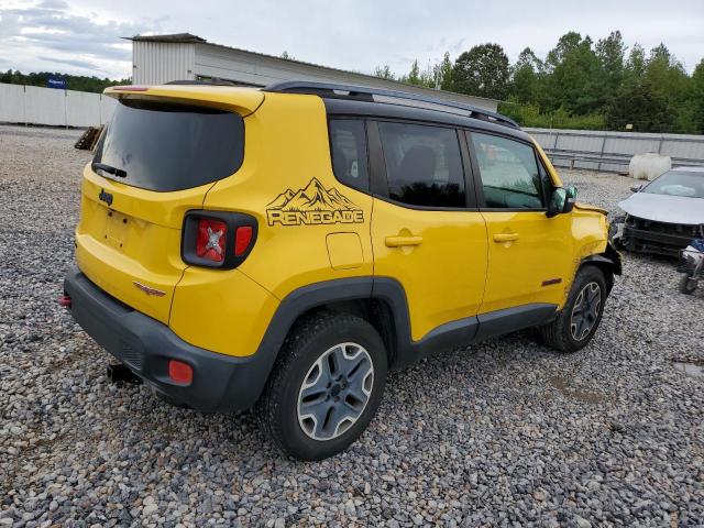 ZACCJBCT7FPB98560 - 2015 JEEP RENEGADE TRAILHAWK Jaune photo 3