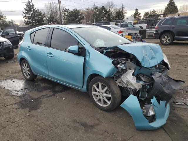 JTDKDTB3XC1019028 - 2012 TOYOTA PRIUS C BLUE photo 4