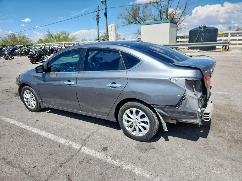 3N1AB7AP3JY295091 - 2018 NISSAN SENTRA S Szary zdjęcie 2