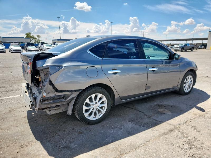 3N1AB7AP3JY295091 - 2018 NISSAN SENTRA S Szary zdjęcie 3